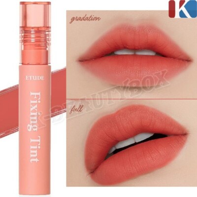 ETUDE Fixing Tint 4g #03 Mellow Peach VEGAN Vivid Lip Tint Moisture Lip  Stain