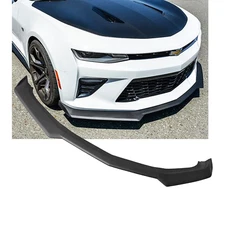 For 16-23 Camaro SS / 19-23 LS LT RS Matte Blk Front Bumper Lip Splitter Spoiler