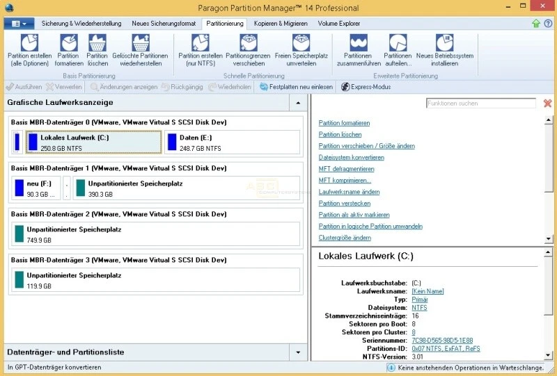 Paragon Partition Manager 14 Professional Windows XP/Vista/7/8/8.1 Key per eMail - Bild 4 von 4