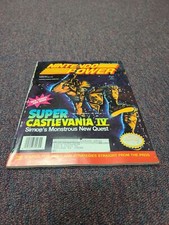 Nintendo Power Magazine January 1992 Volume 32 Super Castlevania IV w/Poster