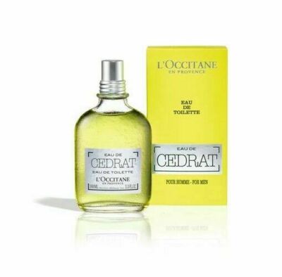 Eau De Cedrat Pour Homme By L'Occitane En Provence-EDT/SPR-3.3oz/100ml-Brand New