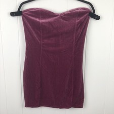 Urban Outfitters Womens Diana Velvet Tube Dress Medium