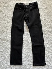 Levi s Boys 511 Slim Fit Jeans Sz 10 Reg Black Denim Adjustable Waistband EUC