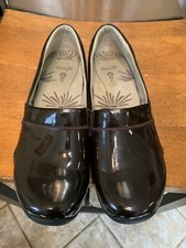 Ahun Womens Slip On Comfort Shoes Outside Patent Leather Size 9 Jackie Brown