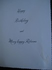 UNUSED 1960s vintage greeting card Alfred Mainzer BIRTHDAY Yellow Roses glitter — photo 5