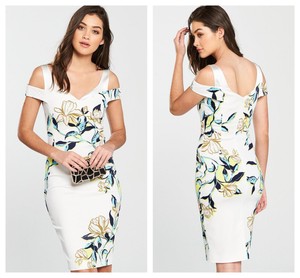 karen millen floral pencil dress