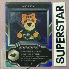 NORDY  2021-22  UD  MVP  Mascots Gaming Cards #M-15  Minnesota Wild