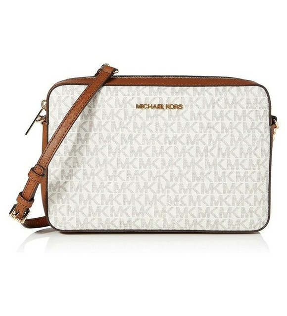white mk bag