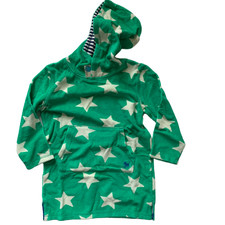 Toweling Shark Print Throw-on Robe Sv3 