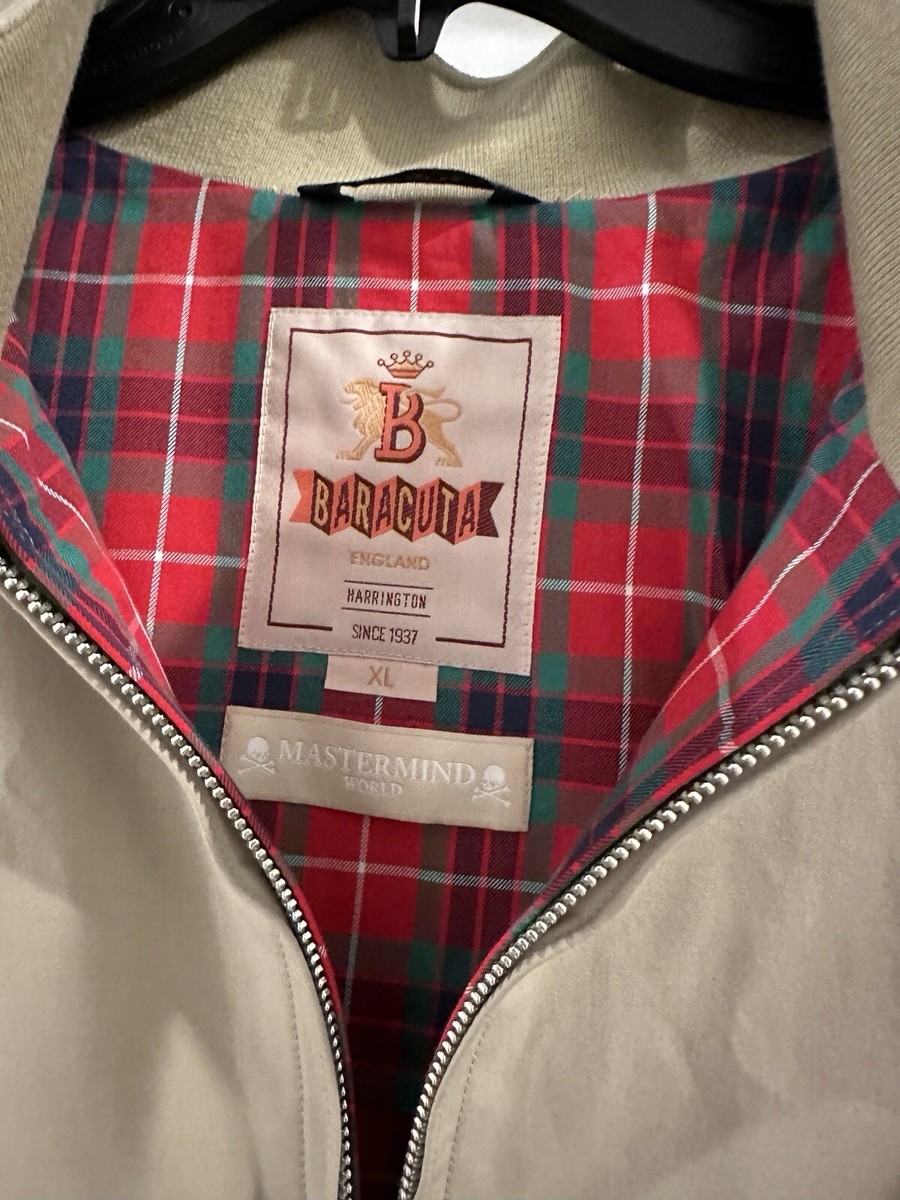 Rare BARACUTA x MASTERMIND WORLD G4 Harrington Jacket Natural