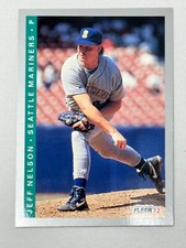 1993 FLEER BASEBALL JEFF NELSON 311 SEATTLE MARINERS