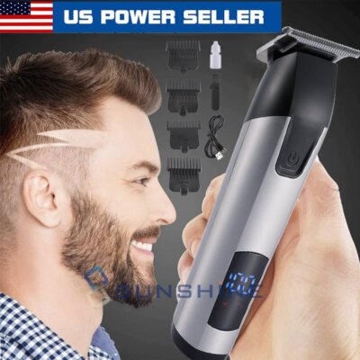 Maquina De cortar Cabello Pelo Set Para Hombres Máquinas Inalámbrica Cortapelos 