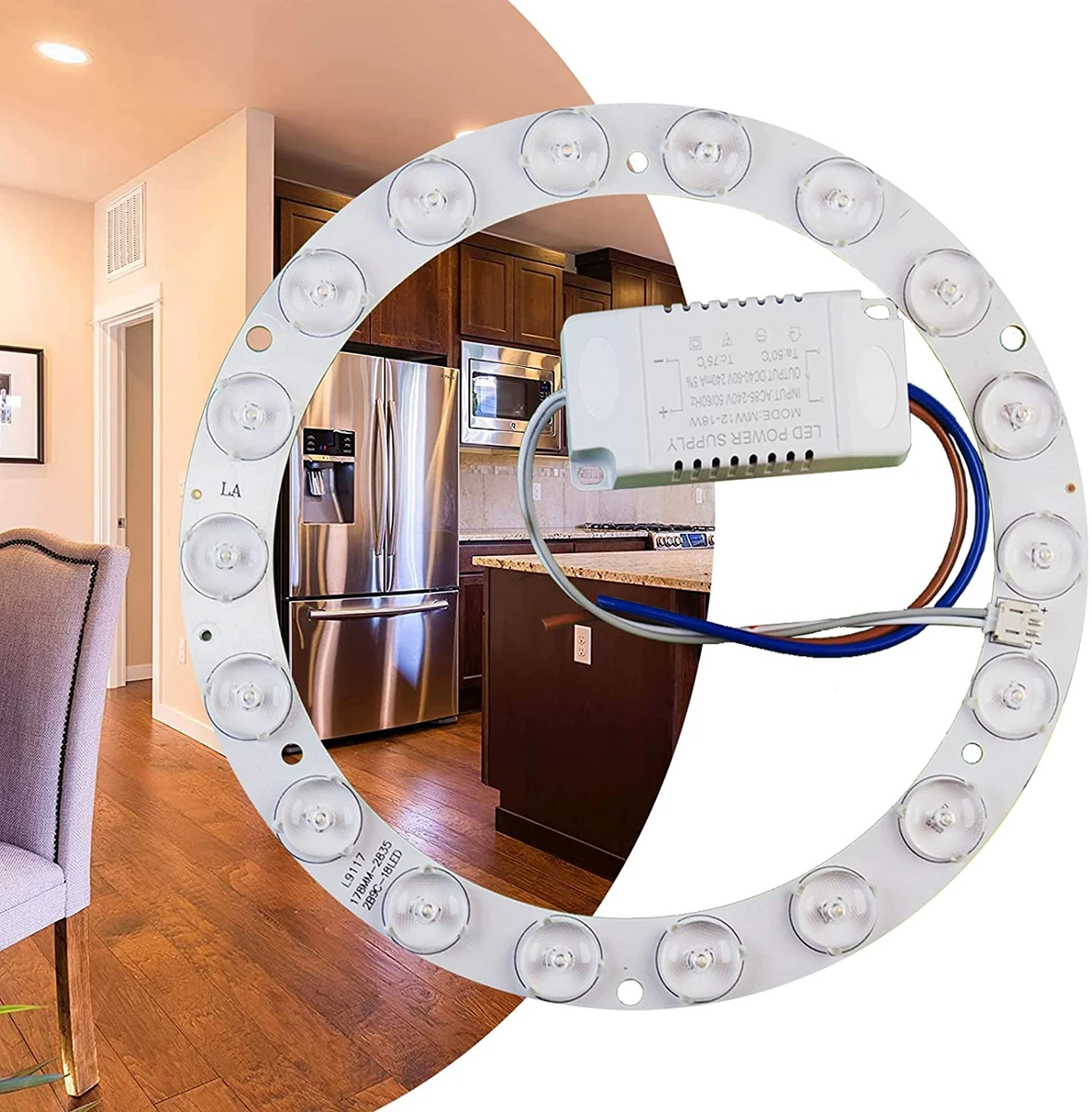 Circular light bulb hotsell for ceiling fan