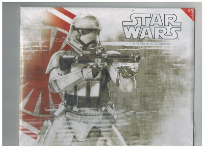 2016 Star Wars 16 Month calendar new