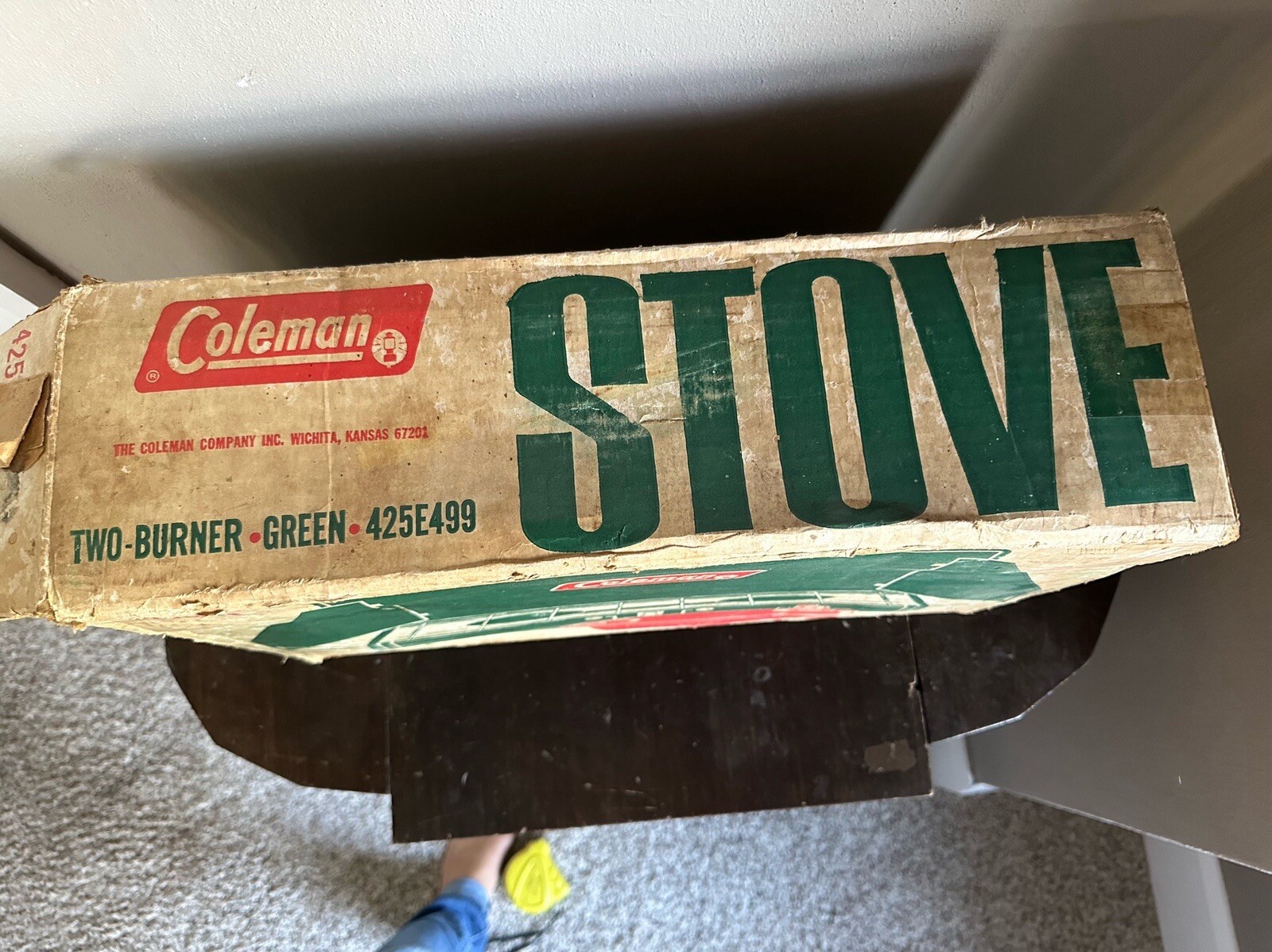 Four De Camping Vintage Coleman - Modèle 5010A700 - Boîte D'origine - Bon état