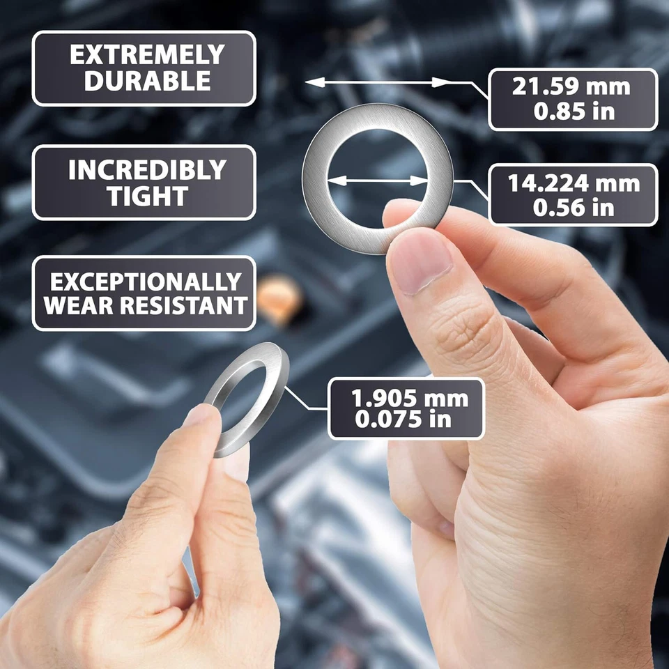 20 peças plugue de drenagem de óleo junta de arruela de esmagamento 94109-14000 para HONDA CIVIC CR-V ACURA - Imagem 4 de 4