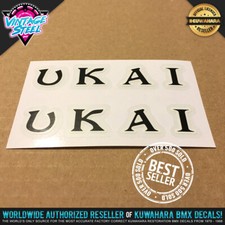 UKAI Rim / Wheel BMX Decal Stickers (1 Pair)  *OFFICIAL LICENSED SELLER*