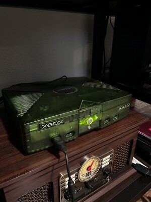 Original Xbox Halo Special Edition Console - Tested With Audio CD