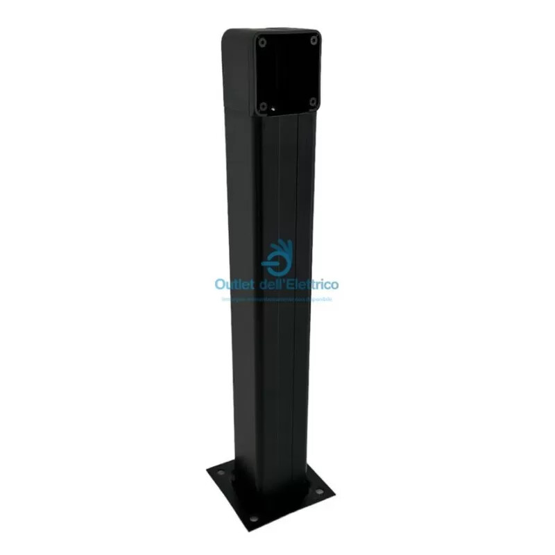 Came 001doc-ln colonnina in alluminio nero 53cm