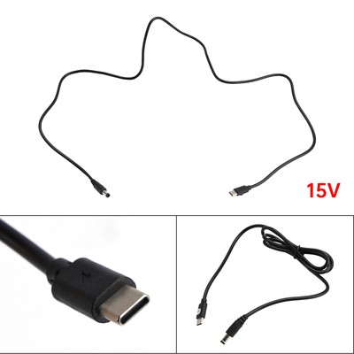 USB to 9/12/15V Volt Adapter 5.5mm*2.5mm 1m 39.37inches PD Charger Cord Cable YU