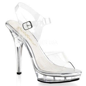 fabulicious clear heels