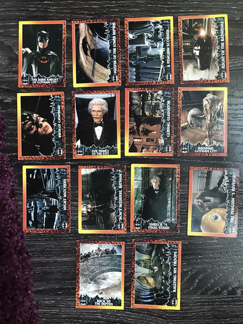 Lot Of 14 1992 Topps Batman Returns Trading Cards EBay