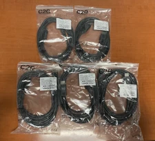 C2G 54402 10ft (3m) DisplayPort Cable with Latches 4K 60Hz UHD M/M Lot of 5