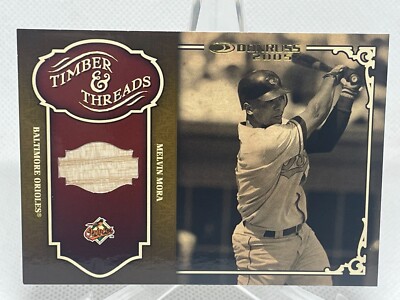 Melvin Mora 2005 Donruss Timber & Threads Game Used Bat Relic #TT-29 XebX