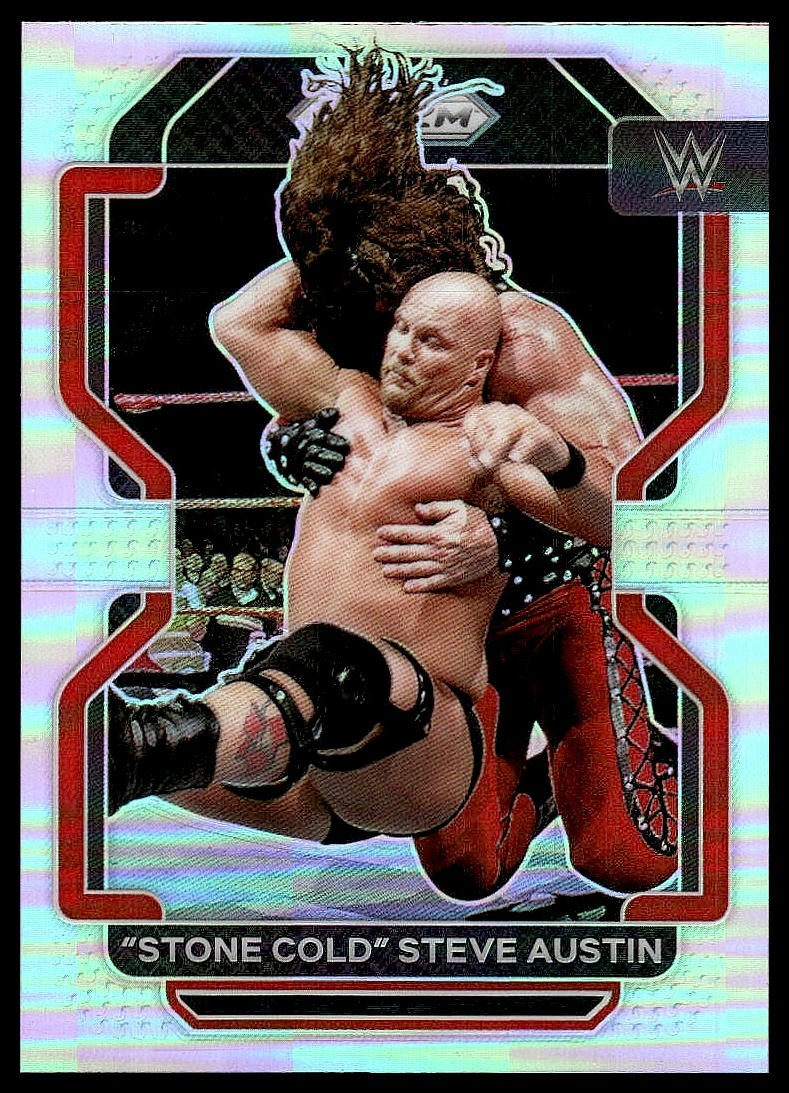 2022 Panini Prizm WWE SILVER PRIZM / Stone Cold Steve Austin