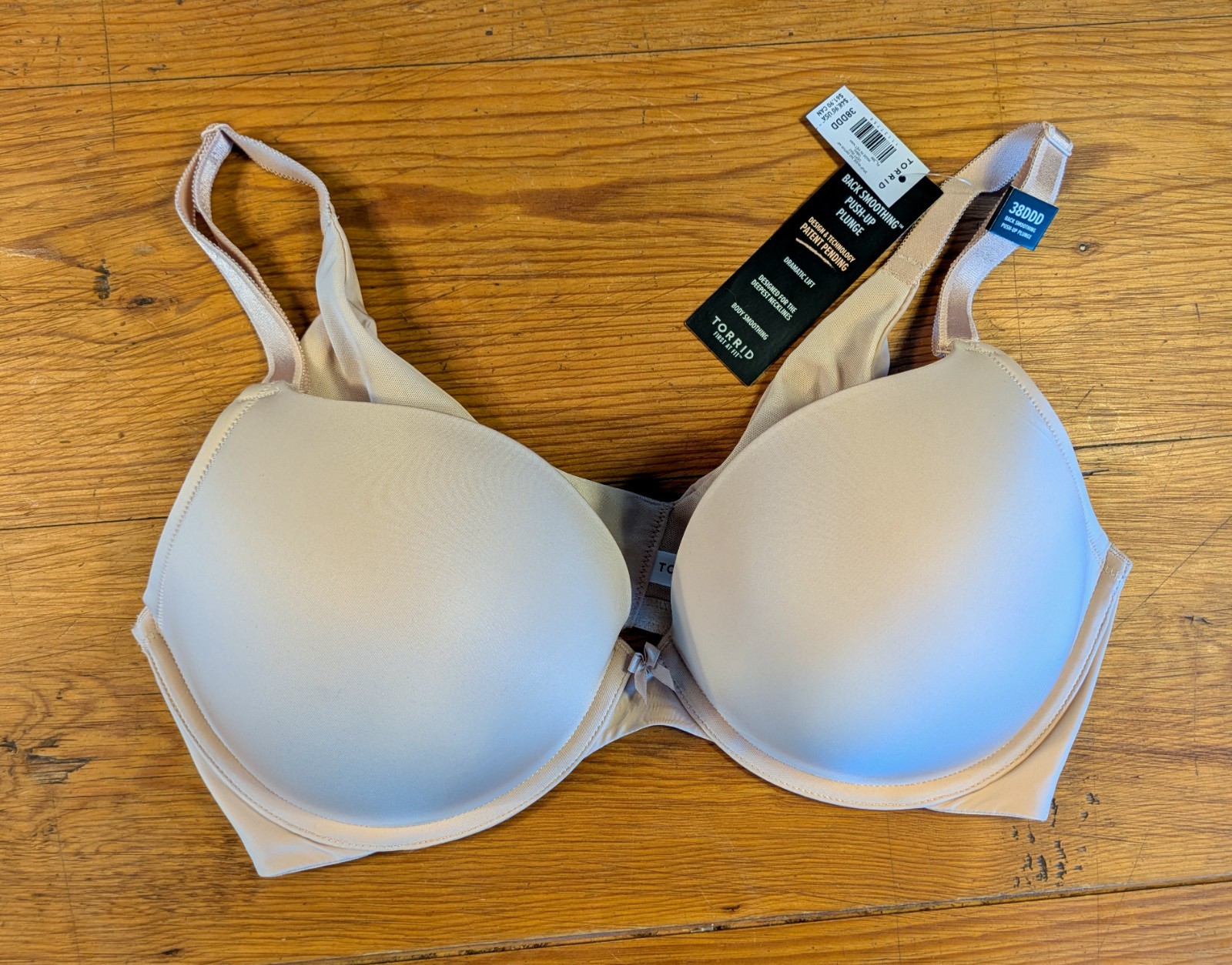 NWT Torrid Curve 38 DDD Nude T-Shirt Bra 360 Back Smoothing Full Coverage