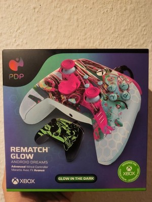 PDP Xbox Controller REMATCH GLOW Wired ANDROID DREAMS Glow in the dark NEU&OVP