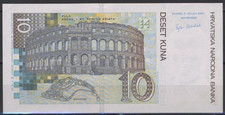 KROATIE 1 BANKNOTE 10 KUNA NON-CIRCULATED