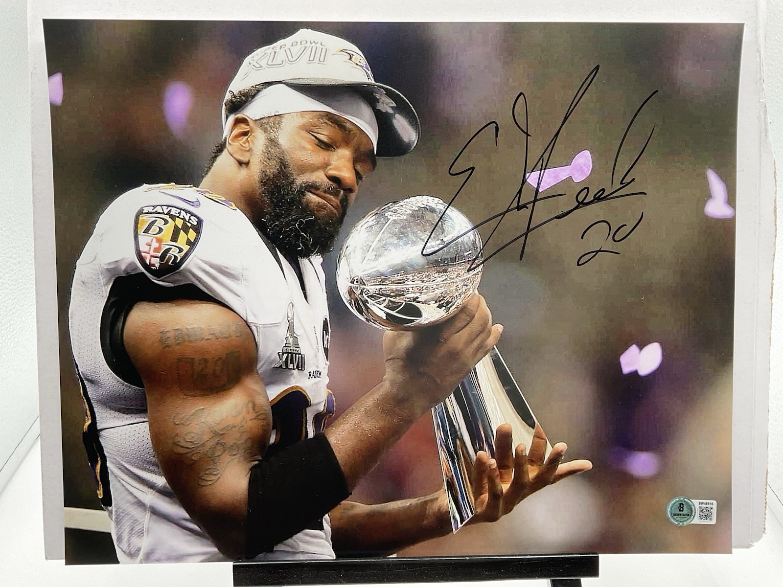 Ed Reed Autographed Memorabilia | Signed Photo, Jersey, Collectibles ...