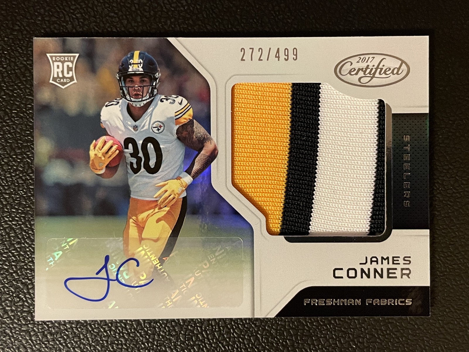 James Conner Panini Certified #227 Autograph Jersey