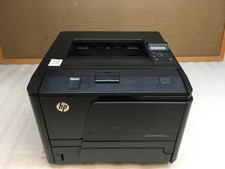 HP LaserJet Pro 400 M401dne Monochrome Laser Printer 117K Pgs No Toner Included