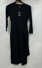 Lauren Ralph Lauren Black Label Long Sleeve Midi Dress Women's SP Black Designer