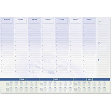 Sigel  H6350 Schreibunterlage Papier Wochenplan, Tagesplan liniert (B x H) 59...