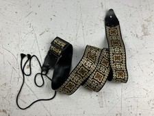 USED Vintage embroidered guitar strap (Multicoloured)