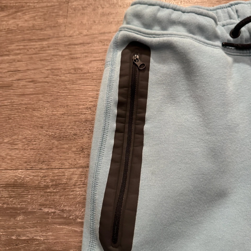 Nike Tech бегунов девочек средний синий флис бегунов 24 x 22 на шнурке логотип Lounge - Изображение 4 из 4