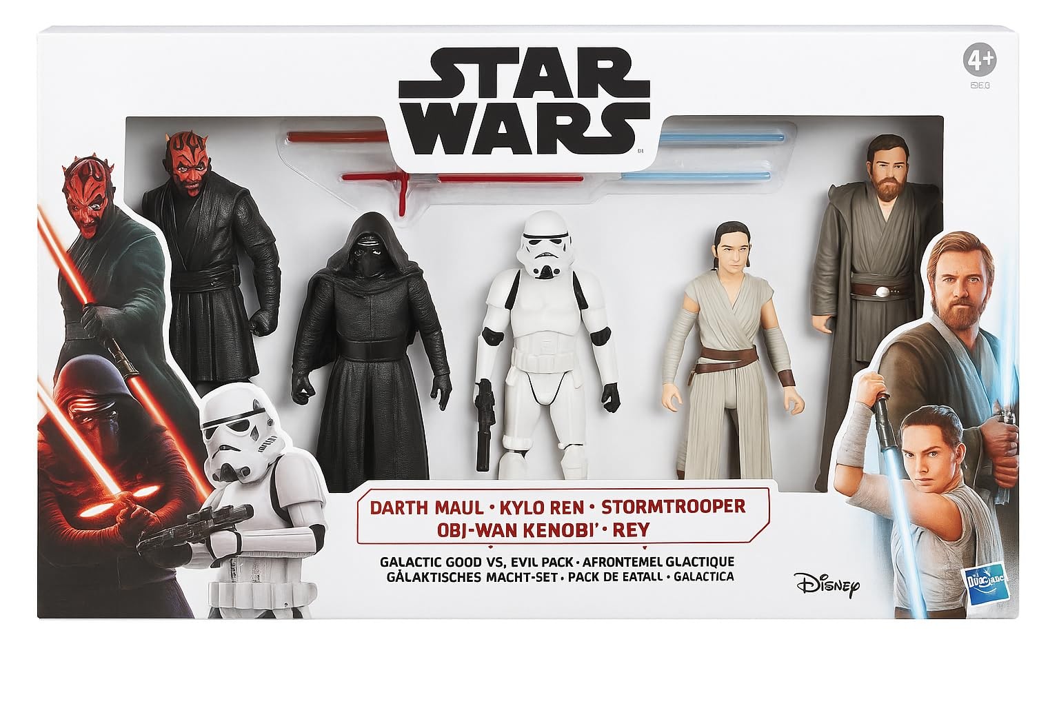 Star Wars Galactic Good vs Evil 6 Action Figure Set - 5pk Target Exclusive 10590₽