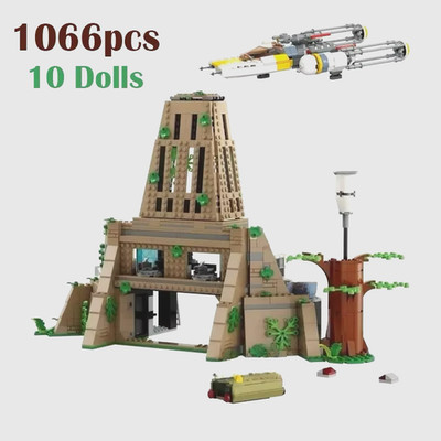 Yavin 4 Rebel Base REP (75365) 1066 Teile Montage Bausteine mit 10 Figuren