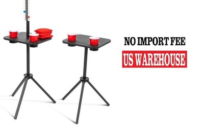 GoSports ScoreCaddy Set of 2 Metal, All Weather Cornhole Scoreboard Tables with