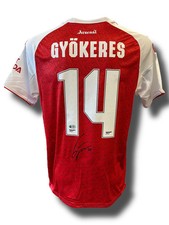 VIKTOR GYOKERES SIGNED ARSENAL FC 2025/26 HOME SHIRT (ACG CERT AG16594)