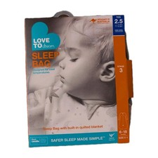 Love To Dream Sleep Bag 2.5 TOG Stage 3 6  18M Baby Sleep Sack NEW IN BOX