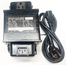 New 1000 Watt Sine Wave Grounded Fused Step Down 240/120 Volt AC to AC Converter