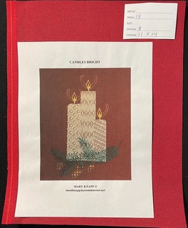 3xNdlept KIT: KNAPP Bright /REED Fire & Ice/ RIEFENBERG Winter Light Candles AU5