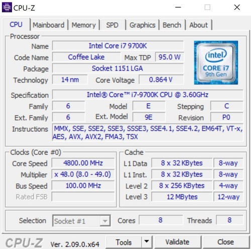 [Getestet] Intel Core i7-9700K - 8C/8T 3.60-4.90GHz Prozessor CPU - Bild 2 von 10