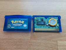 Pokemon: Sapphire Nintendo Game Boy Advance, 2003 GBA Authentic New Battery