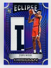 2024 Panini Obsidian Eclipse Materials Yves Missi Electric Etch Purple Flood /75