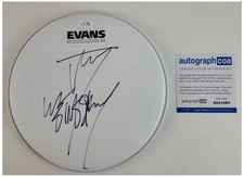 Slipknot Jay Weinberg Signed Evans Drumhead ACOA